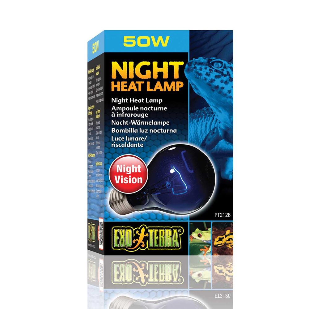 Exo Terra Night Heat Lamp 50W A19 Nocna Żarówka Grzewcza